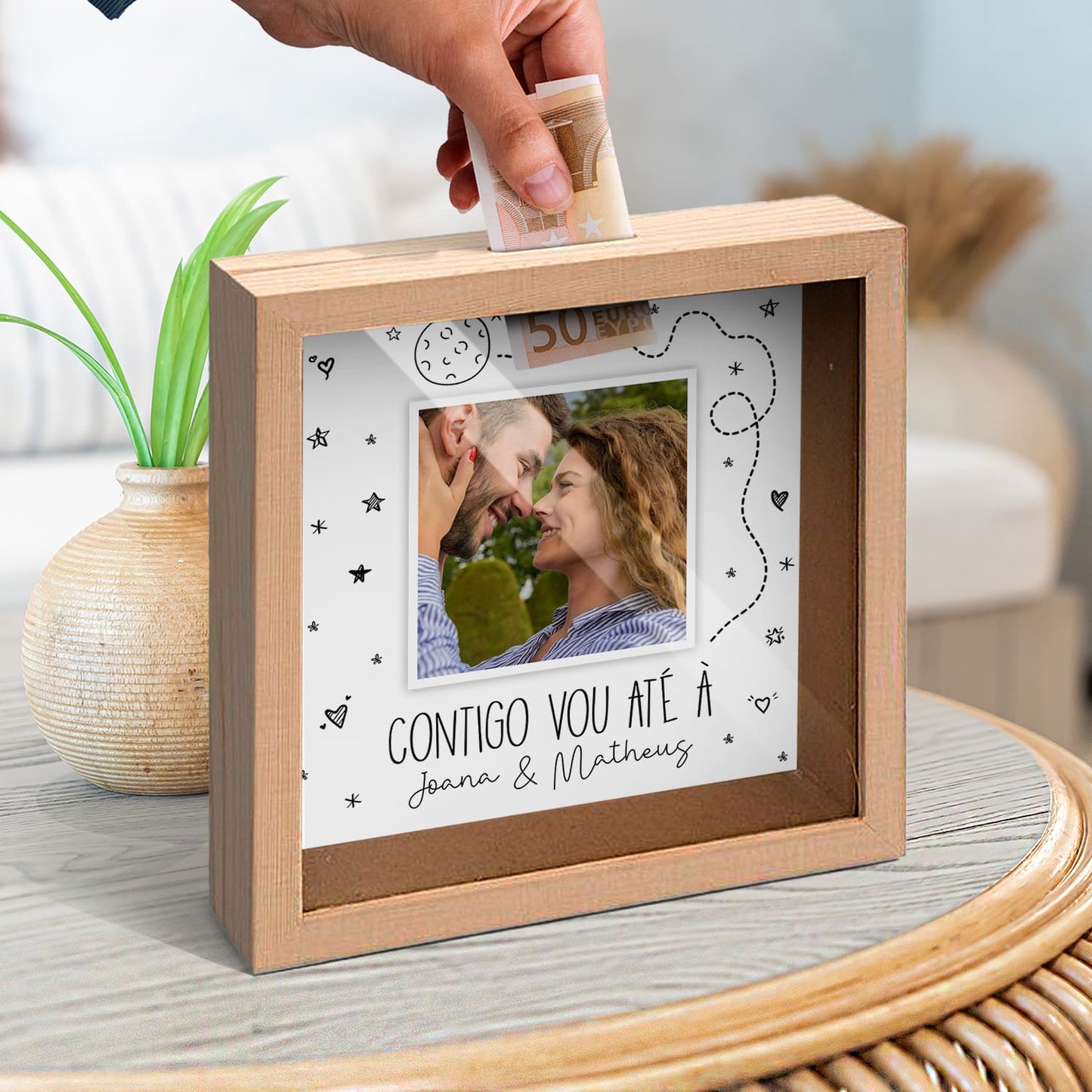Mealheiro "Contigo vou até à lua"