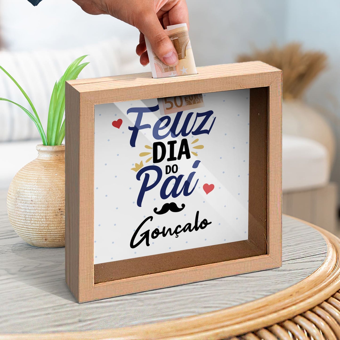 Mealheiro "Feliz Dia do Pai"