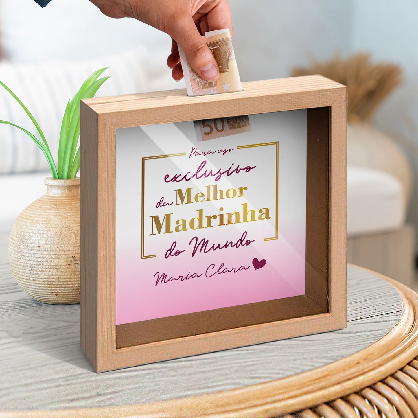 Mealheiro "Para uso exclusivo"