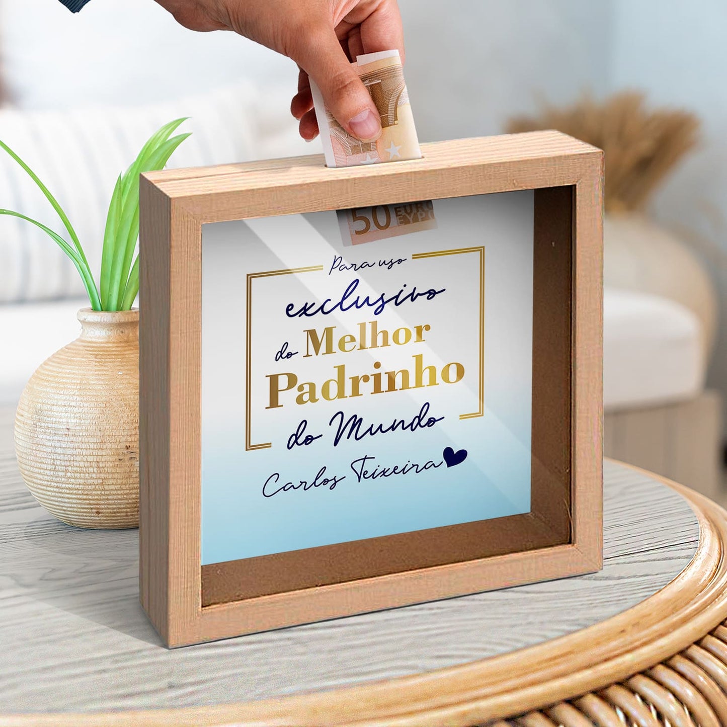 Mealheiro "Para uso exclusivo"
