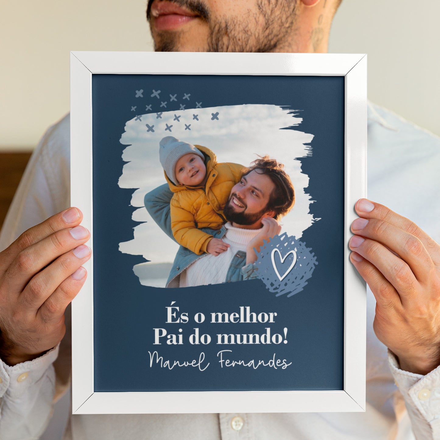 Moldura "És o melhor do mundo!"