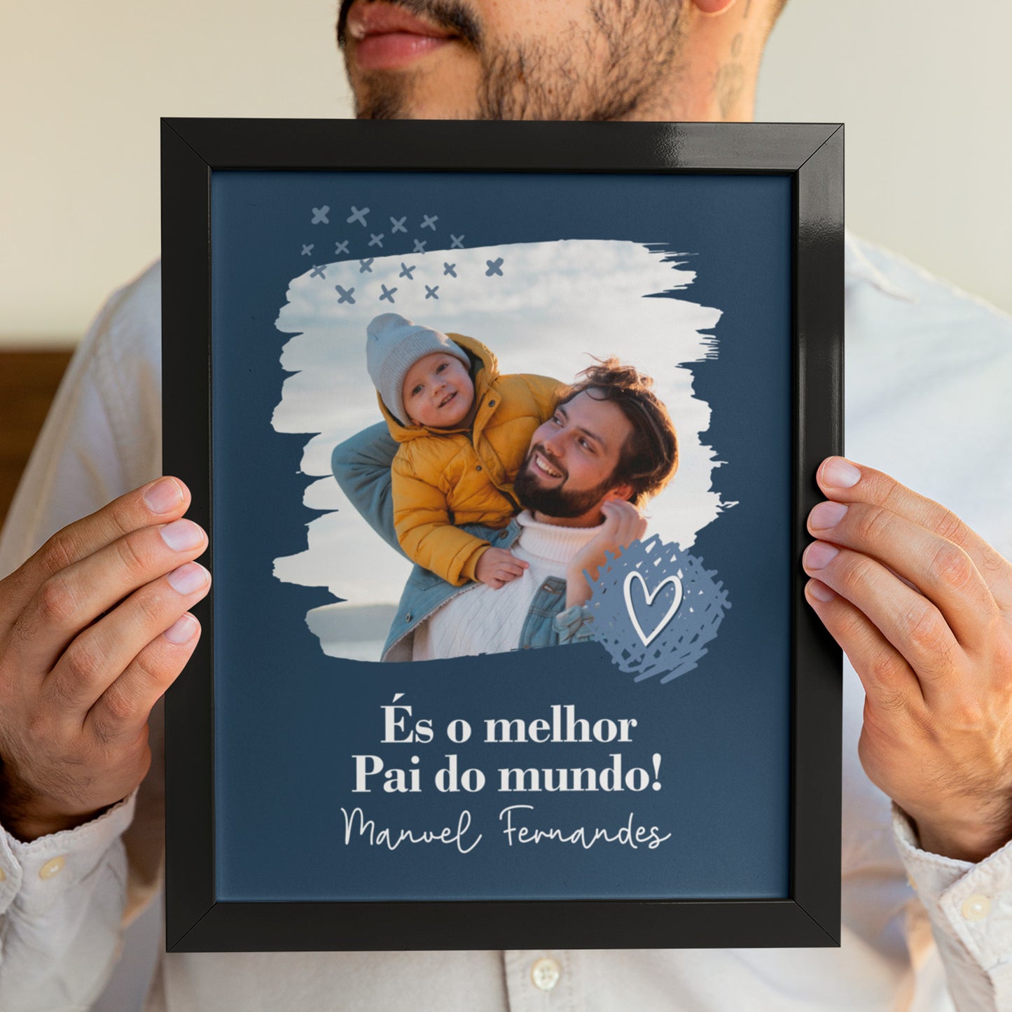 Moldura "És o melhor do mundo!"