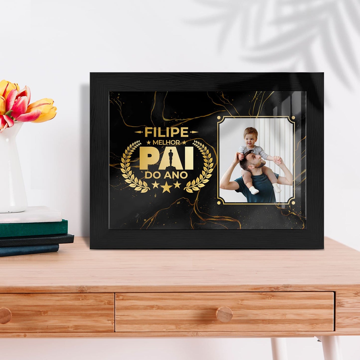 Moldura "Óscar: melhor pai do ano"