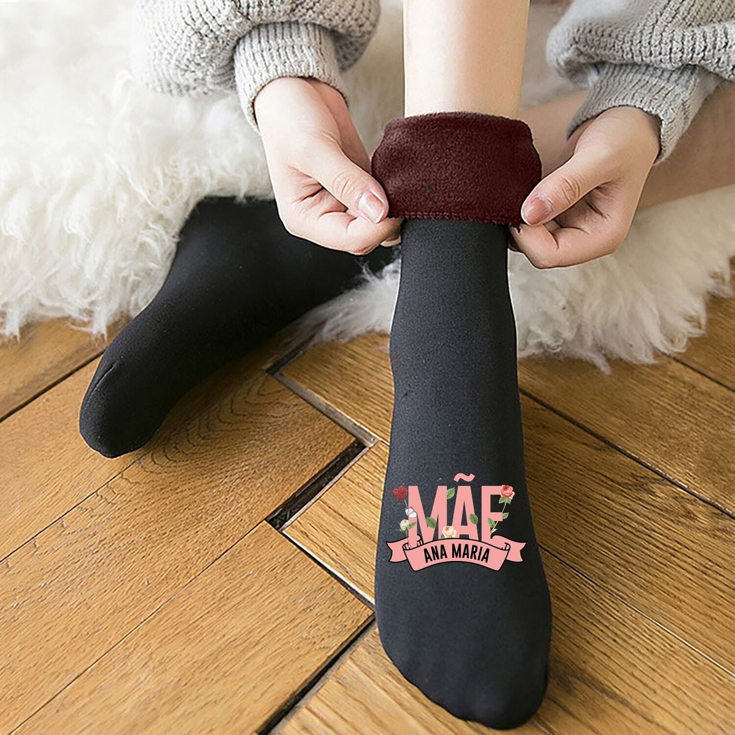 Meias térmicas "MÃE"