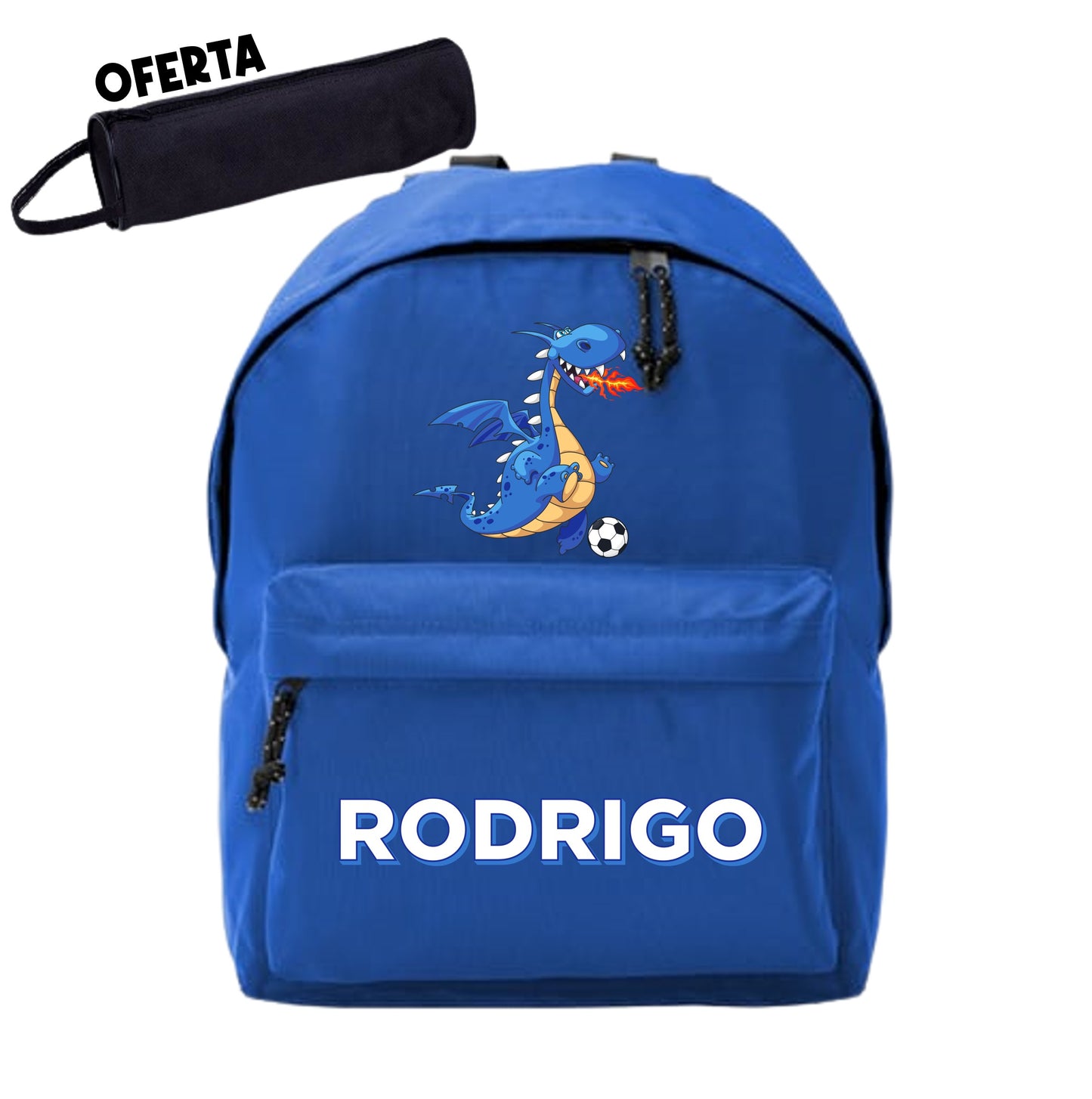 Mochila Escolar "Futebol- Dragão"