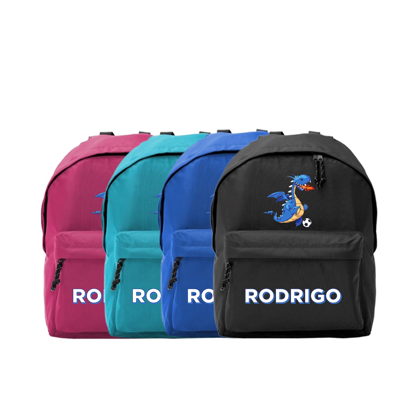 Mochila Escolar "Futebol- Dragão"