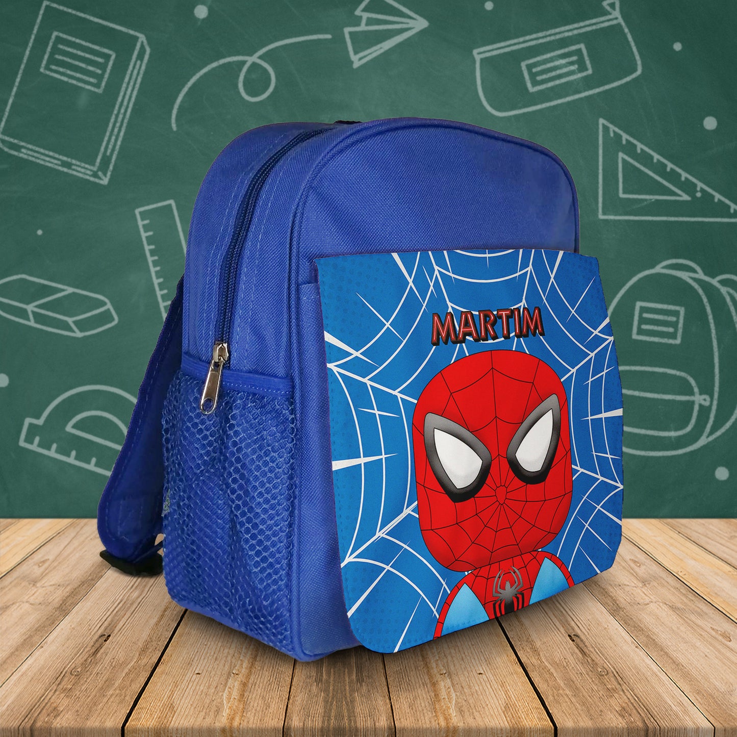 Mochila e/ou Lancheira e/ou Garrafa "Aranha"