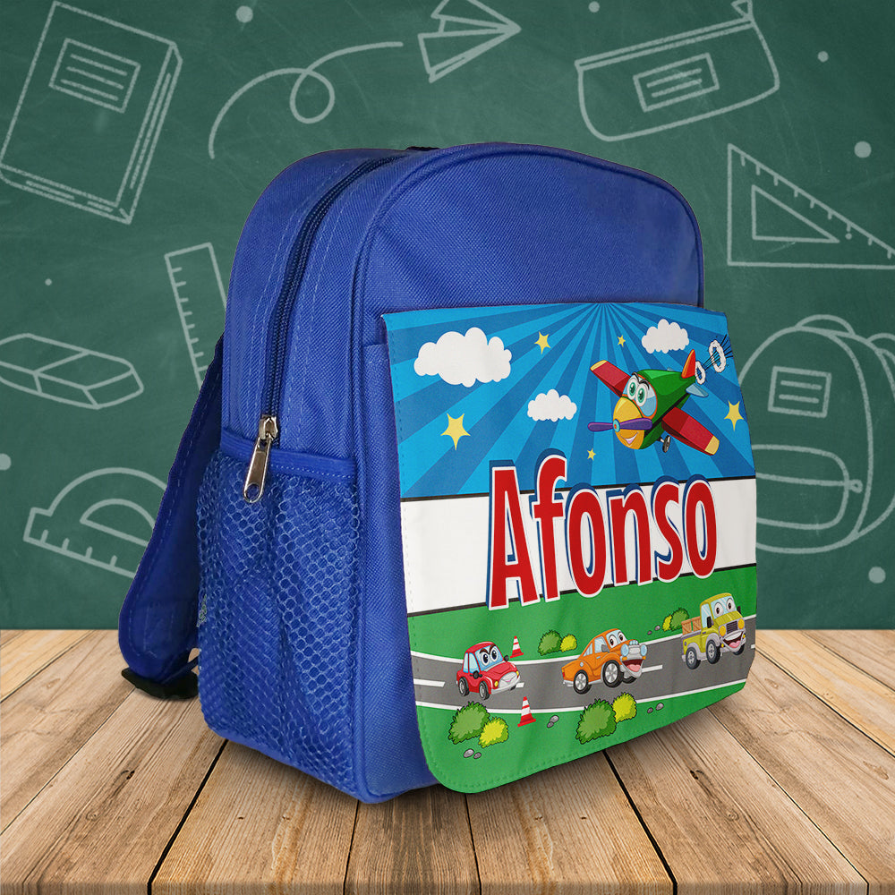 Mochila e/ou Garrafa "Carros"
