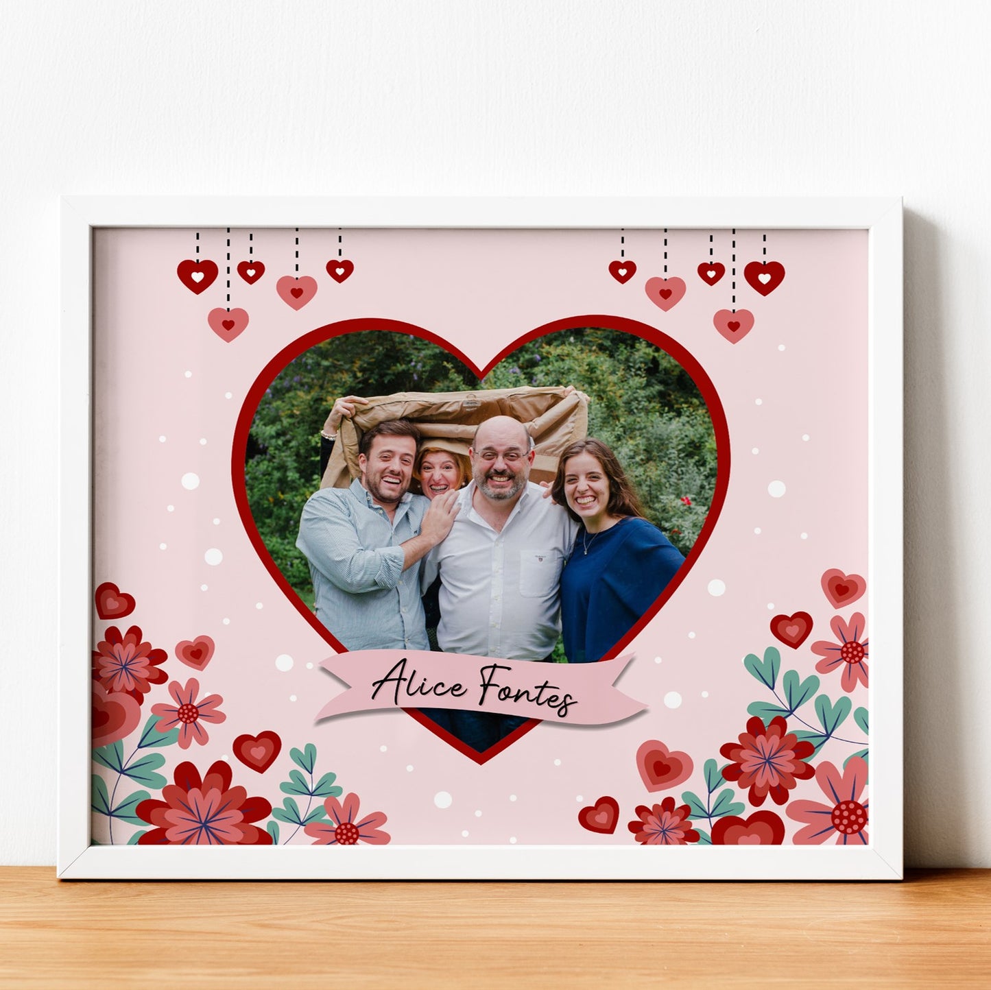 Moldura "Flores de Amor"