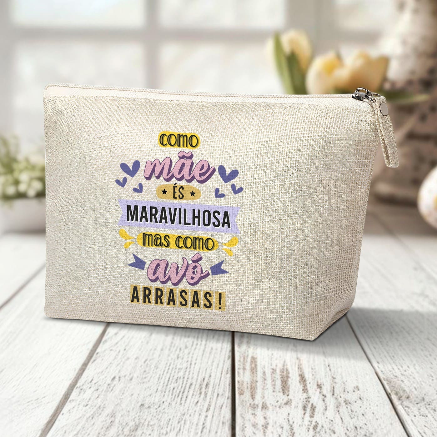 Saco e/ou Necessaire "Como Avó Arrasas"