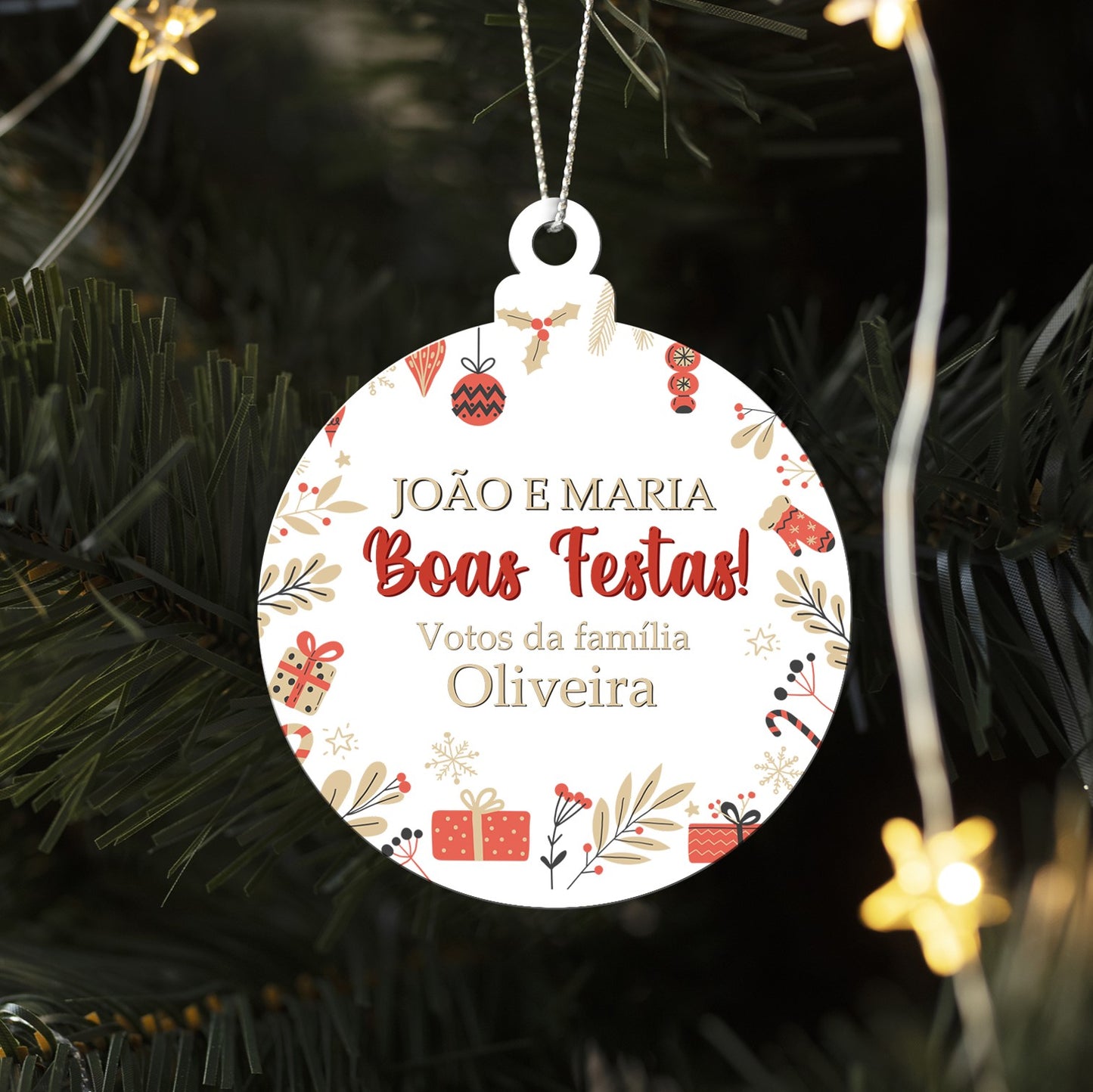 Pendente "Boas Festas"
