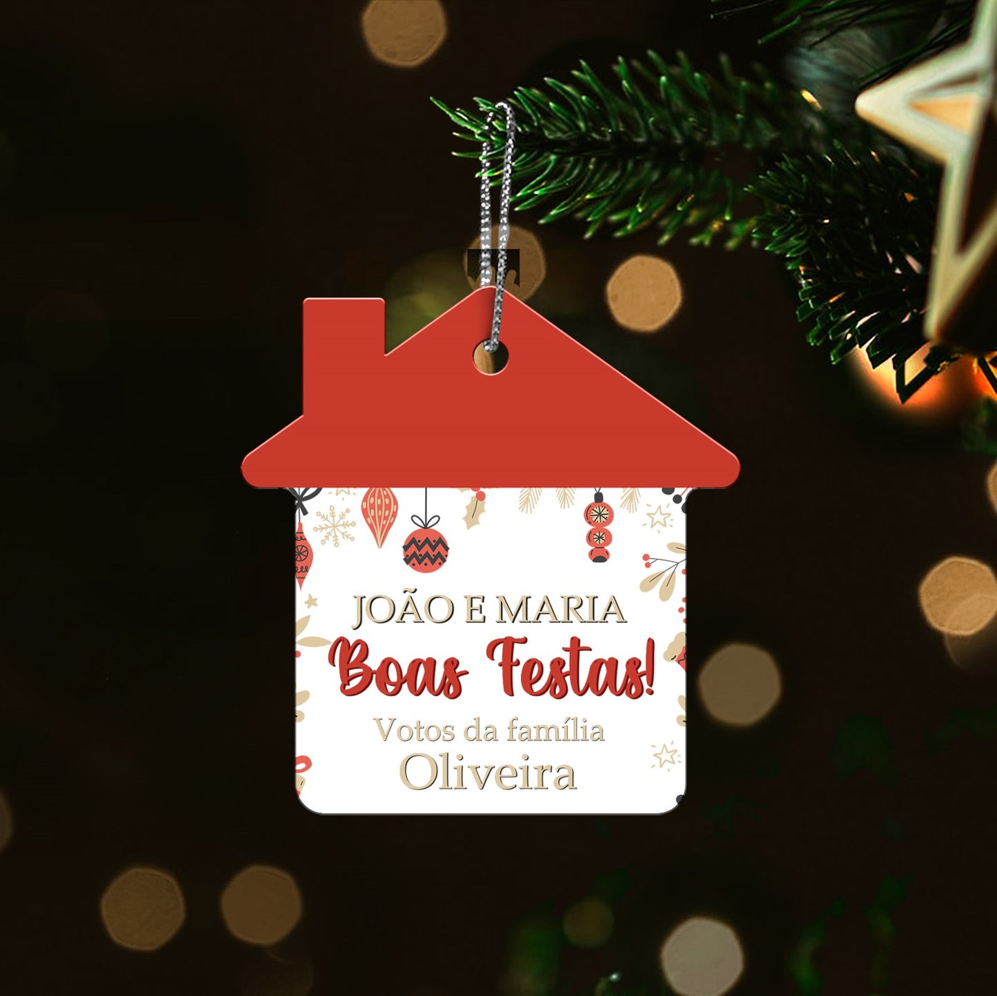 Pendente "Boas Festas"