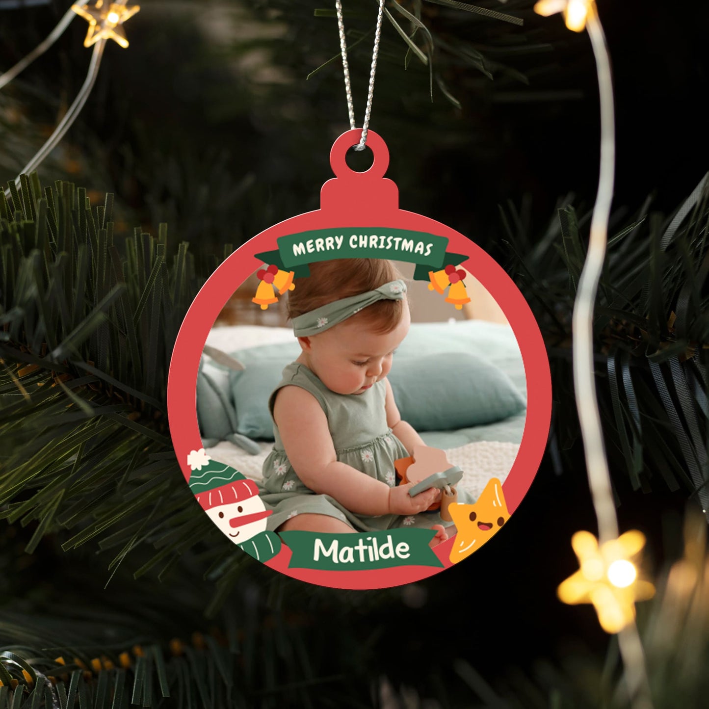 Pendente bola "Sinos de Natal"
