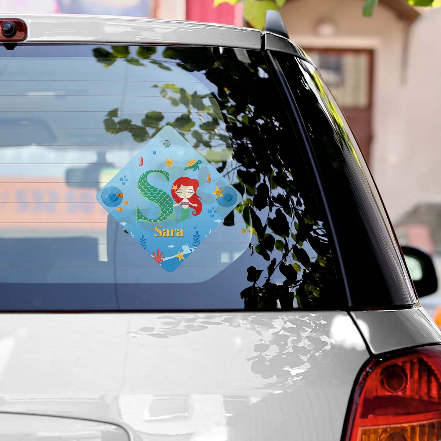 Tapa-sol e/ou placa para carro "Princesses"