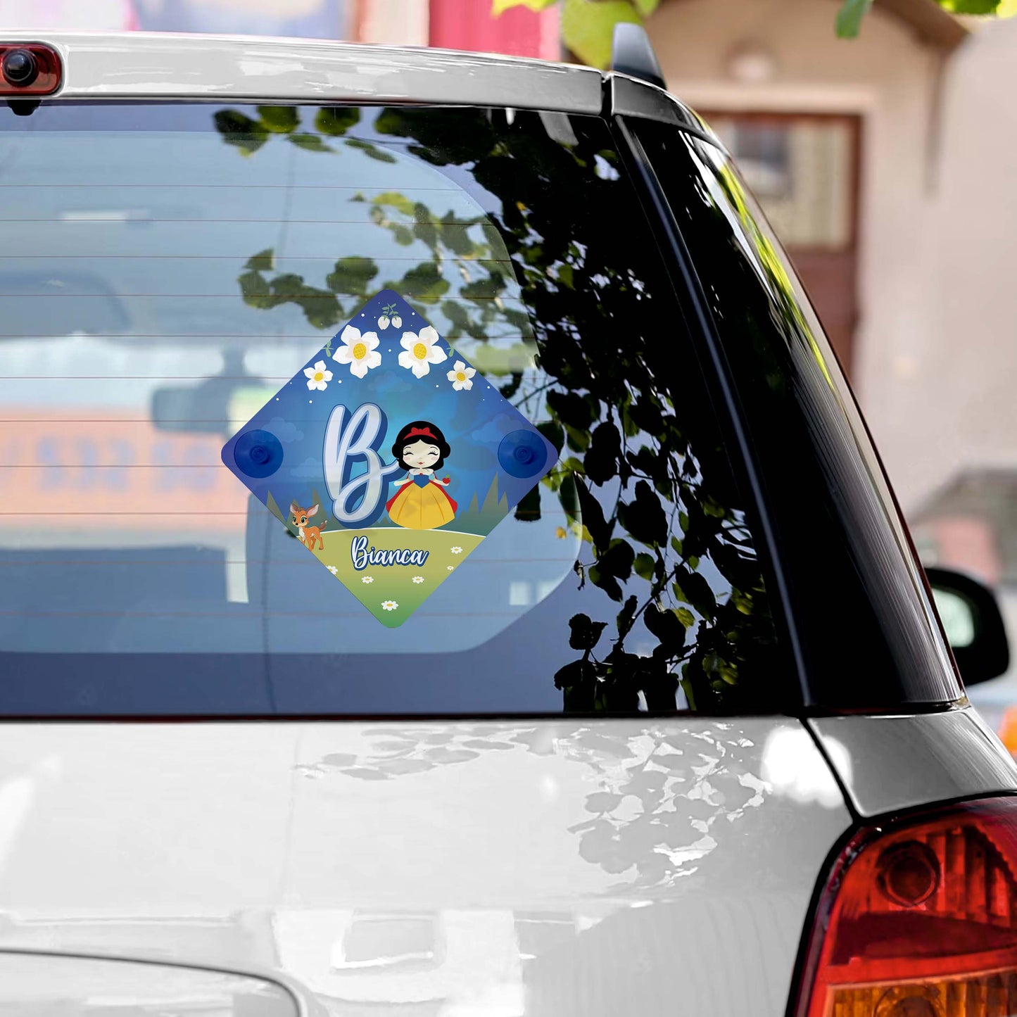 Tapa-sol e/ou placa para carro "Princesses"