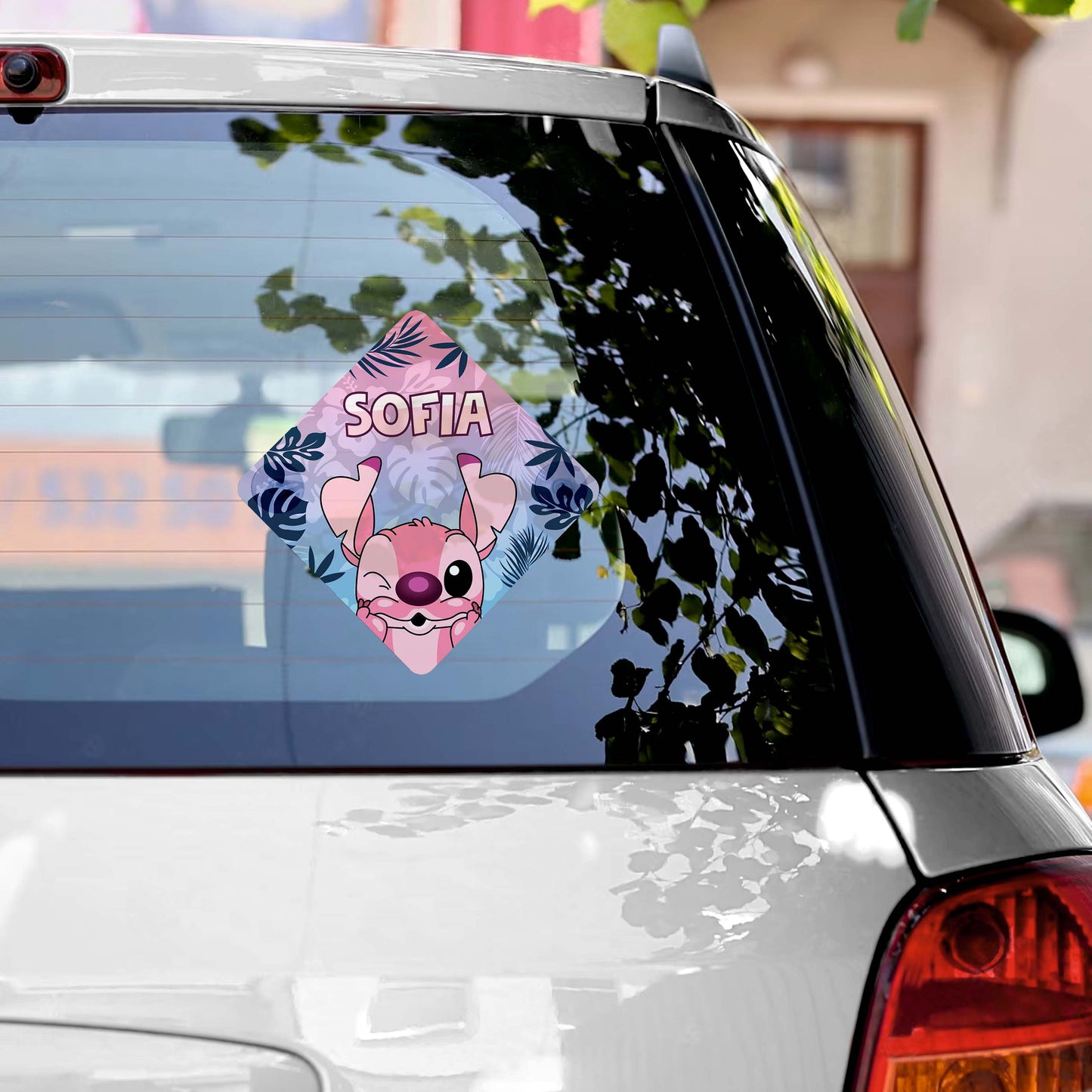 Tapa-sol e/ou placa para carro "Sti"