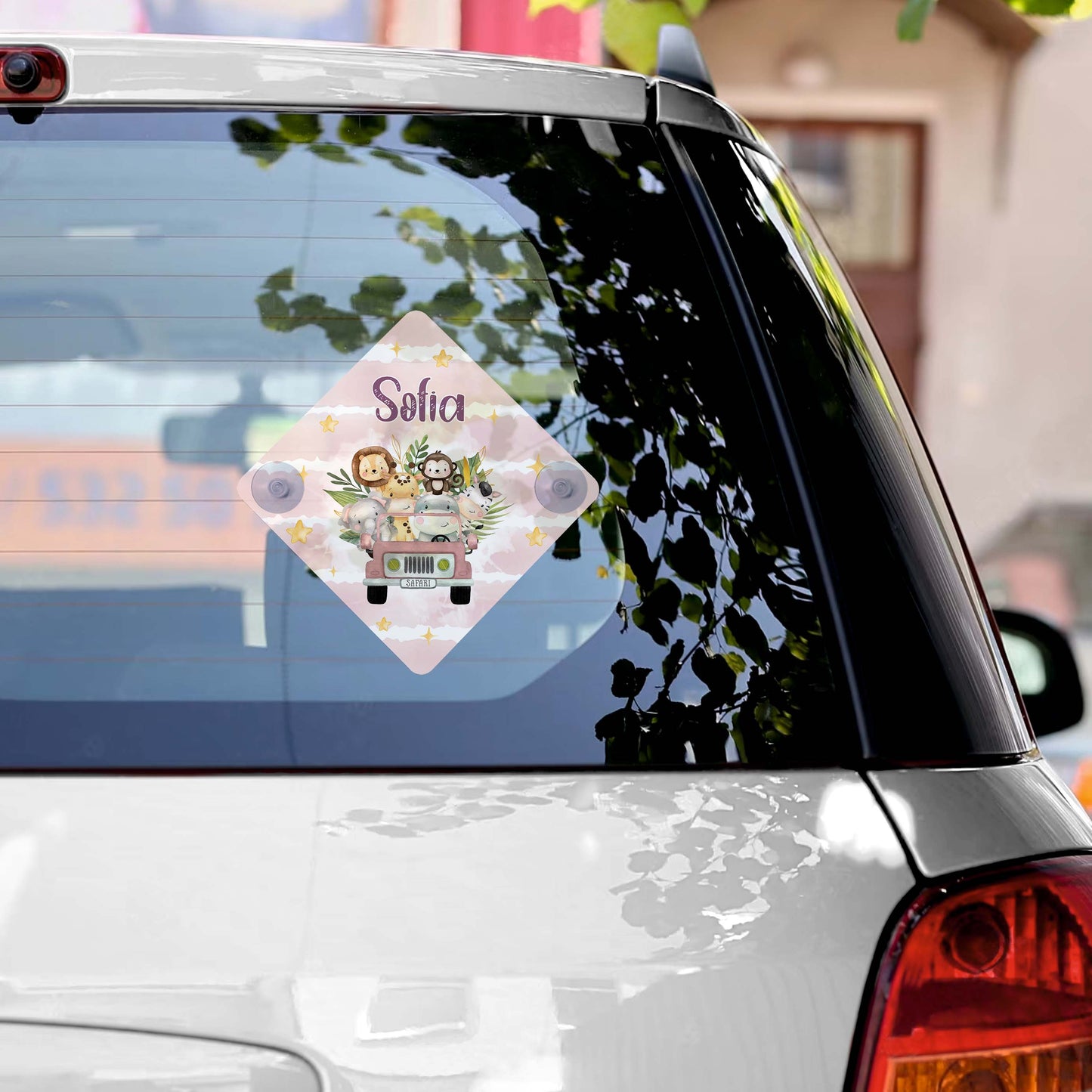 Tapa-sol e/ou placa para carro "Safari"