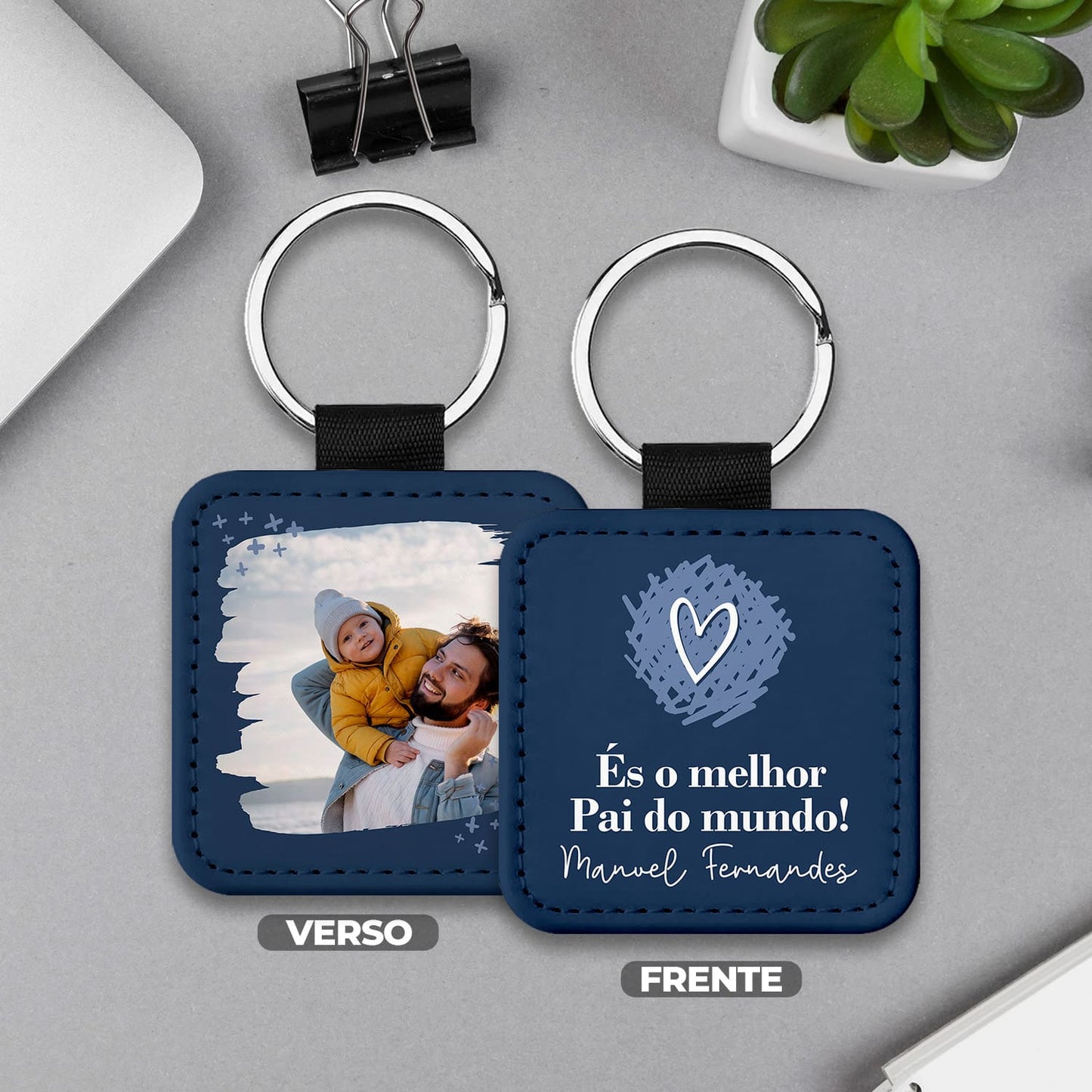 Porta-chaves "És o melhor do mundo!"