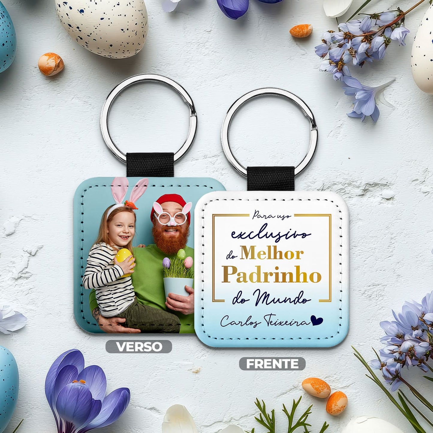 Porta-chaves "Para uso exclusivo"
