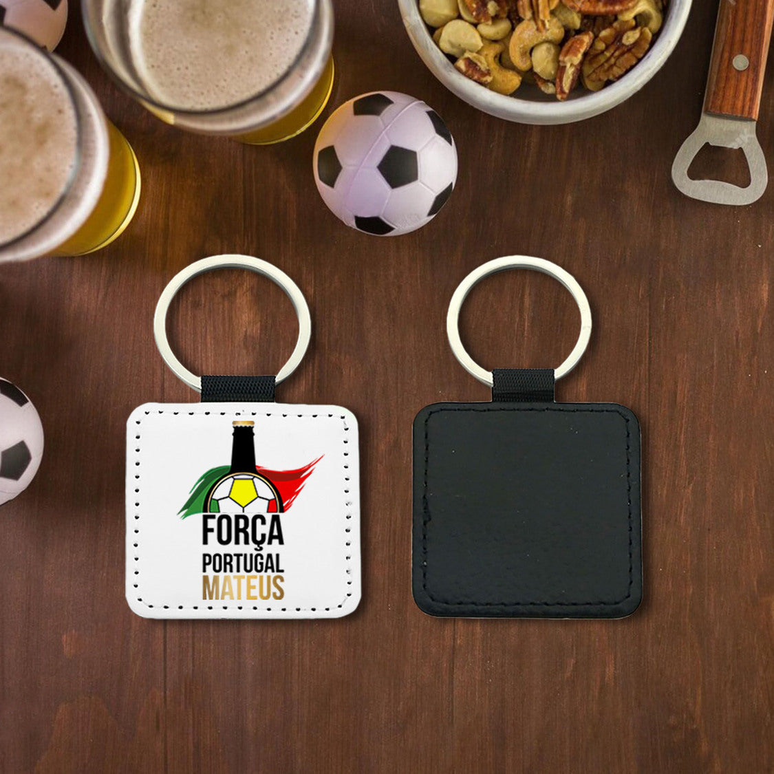 Porta-chaves "Força nosso Portugal"
