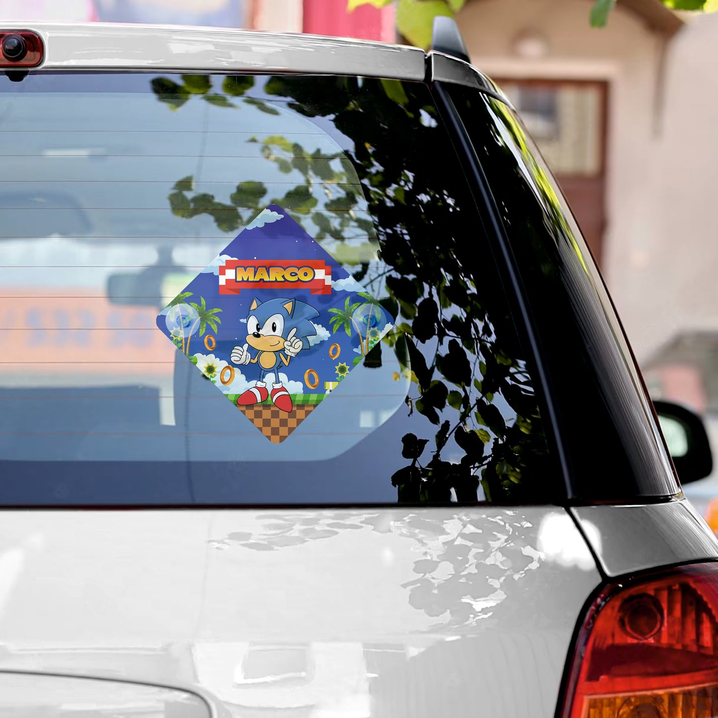 Tapa-sol e/ou placa para carro "Fast"