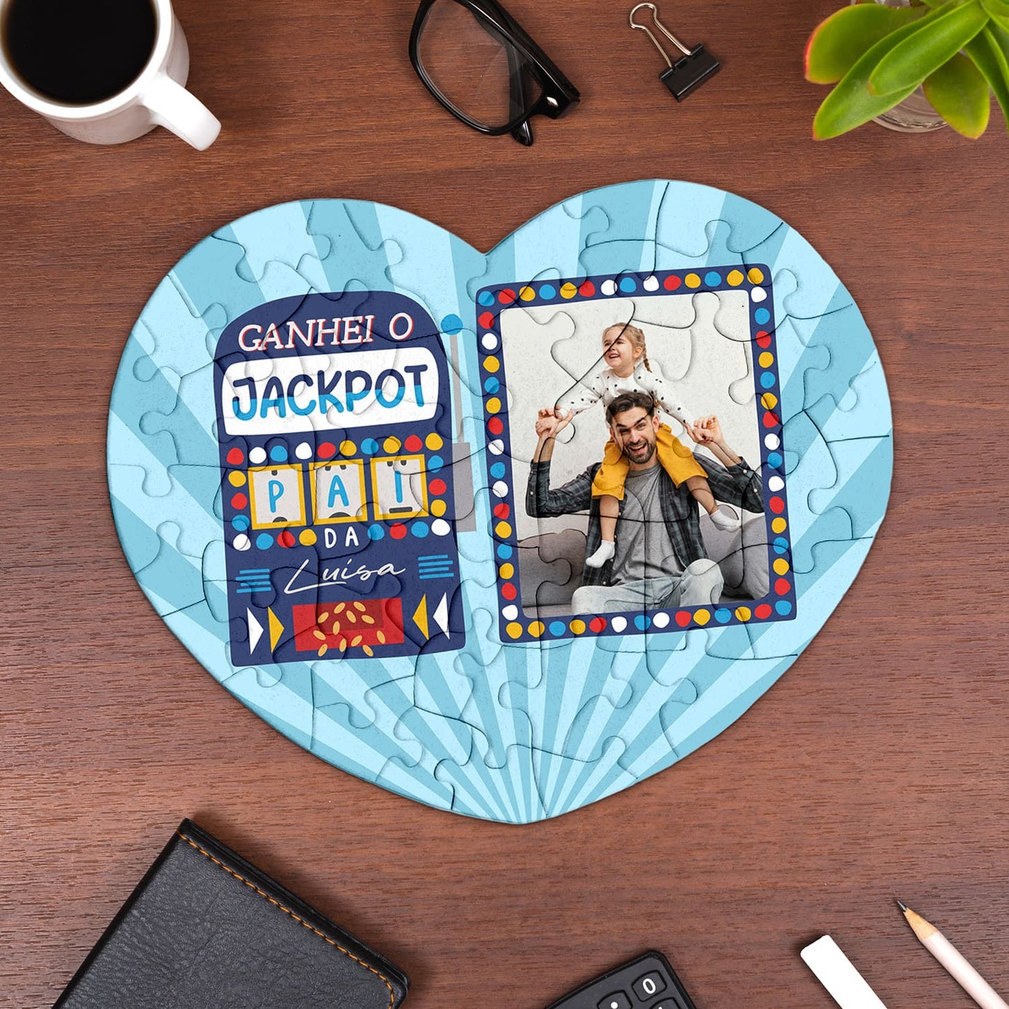 Puzzle coração "JACKPOT"