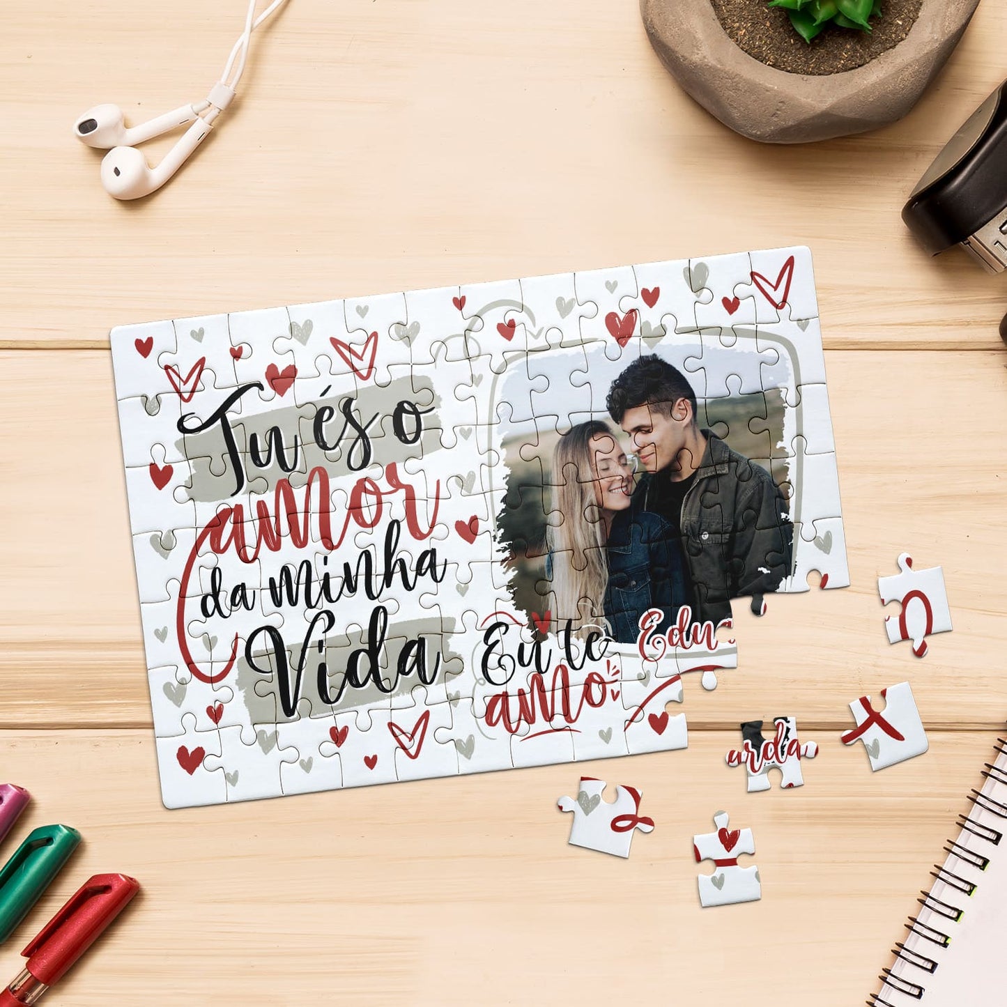 Puzzle "Tu és o amor da minha vida"