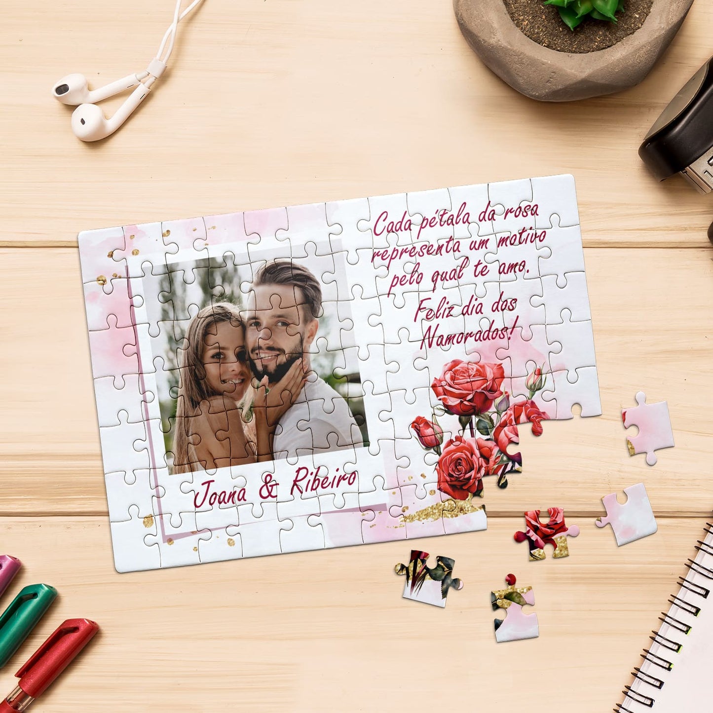 Puzzle "Bouquet de Rosas"