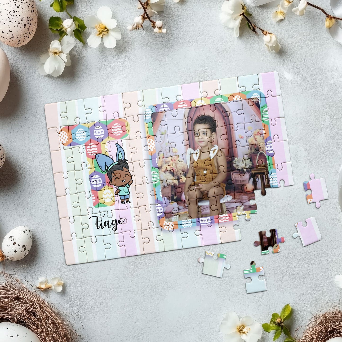 Puzzle "Inicial Colorida"