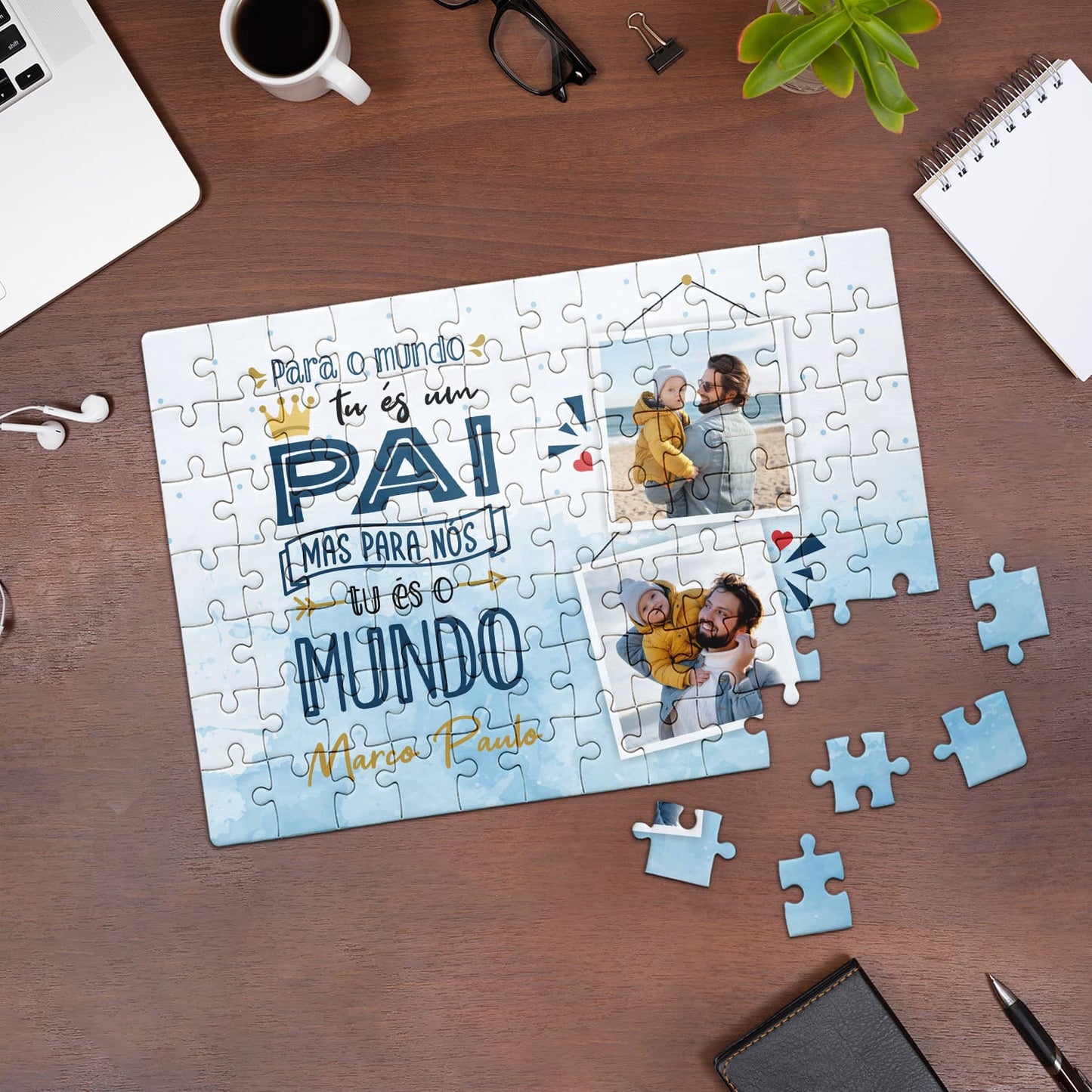 Puzzle "Tu és o mundo"