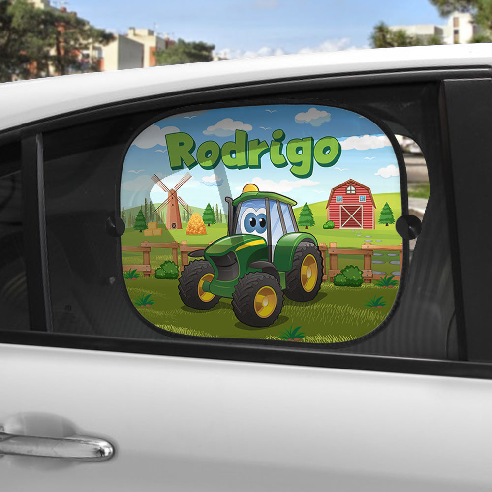 Tapa-sol e/ou placa para carro "Trator"