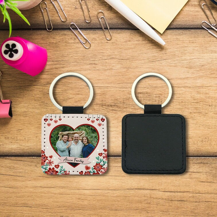 Porta-chaves "Flores de Amor"