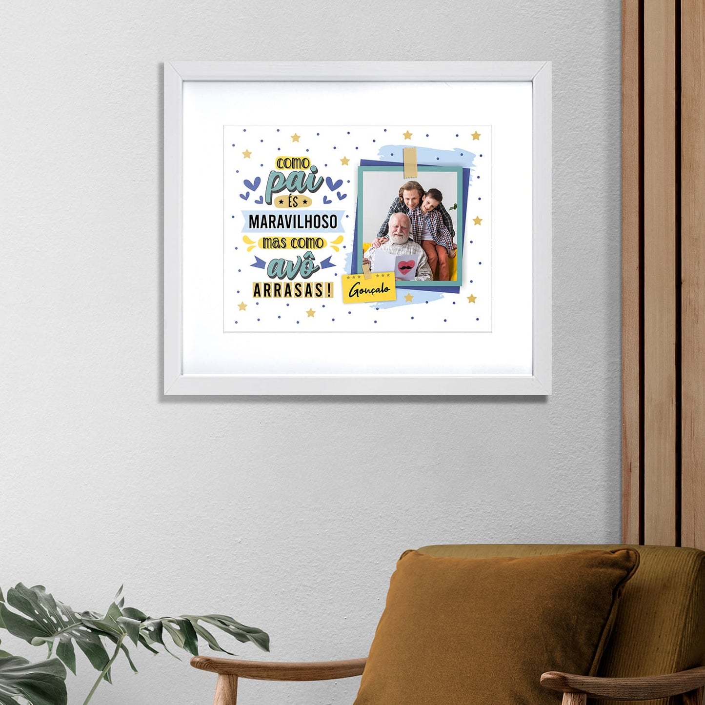 Quadro "Como Avô-Avó Arrasas"