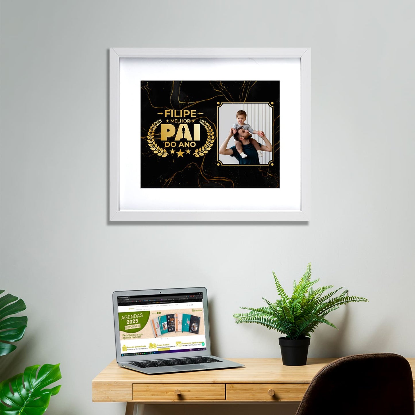 Quadro "Óscar: melhor pai do ano"