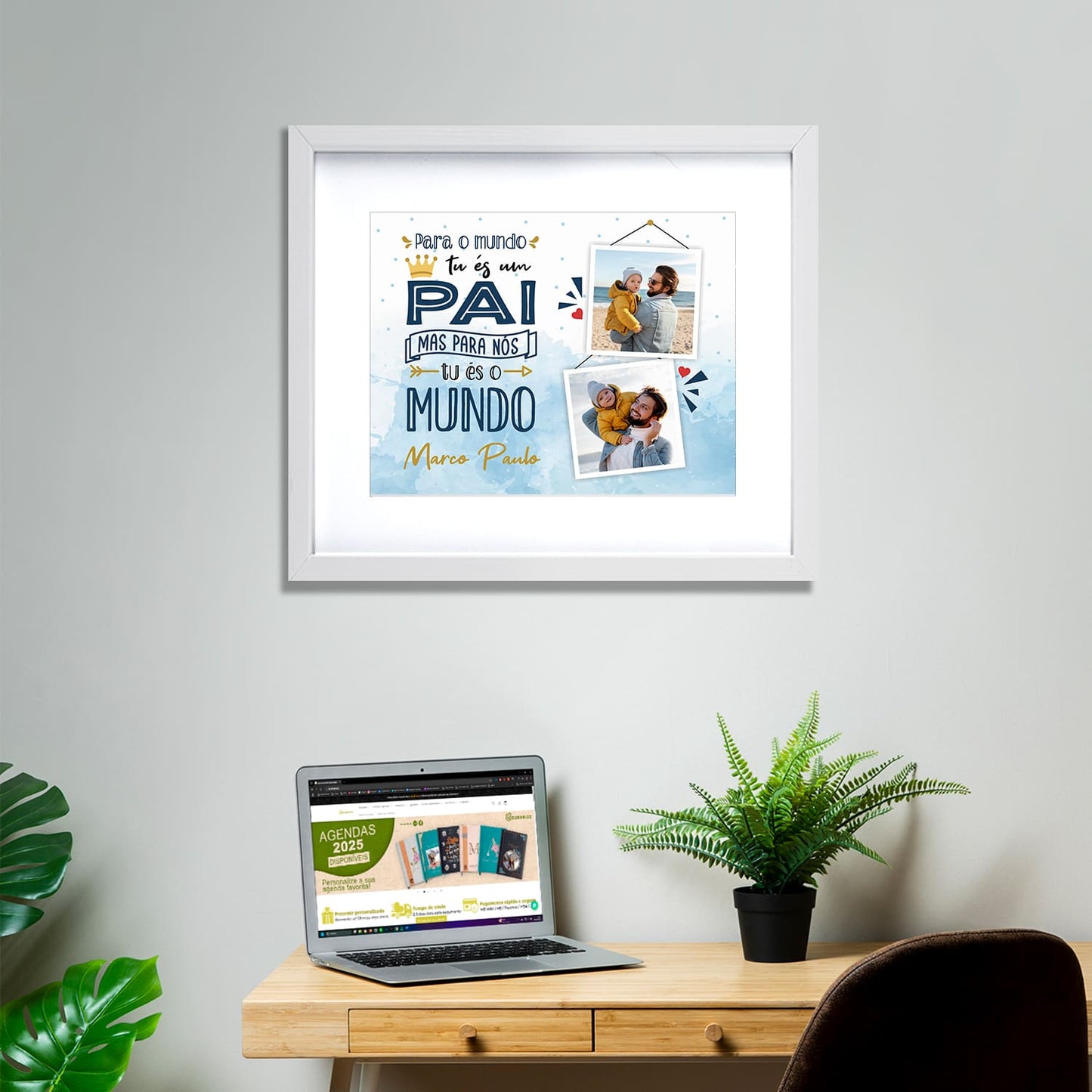 Quadro "Tu és o mundo"