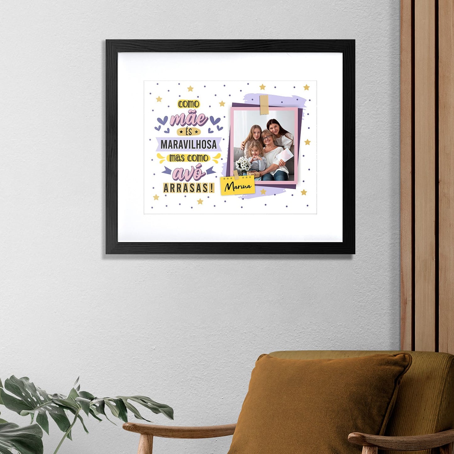 Quadro "Como Avô-Avó Arrasas"