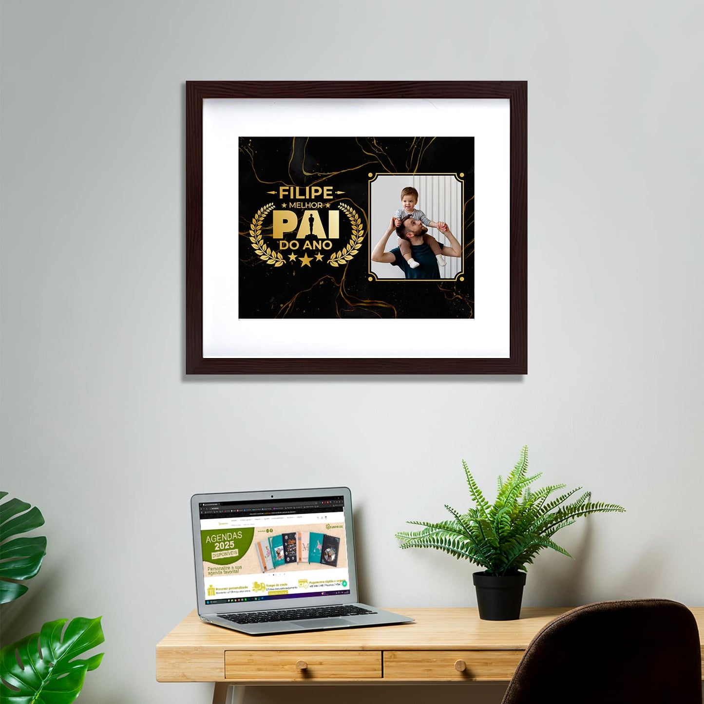 Quadro "Óscar: melhor pai do ano"