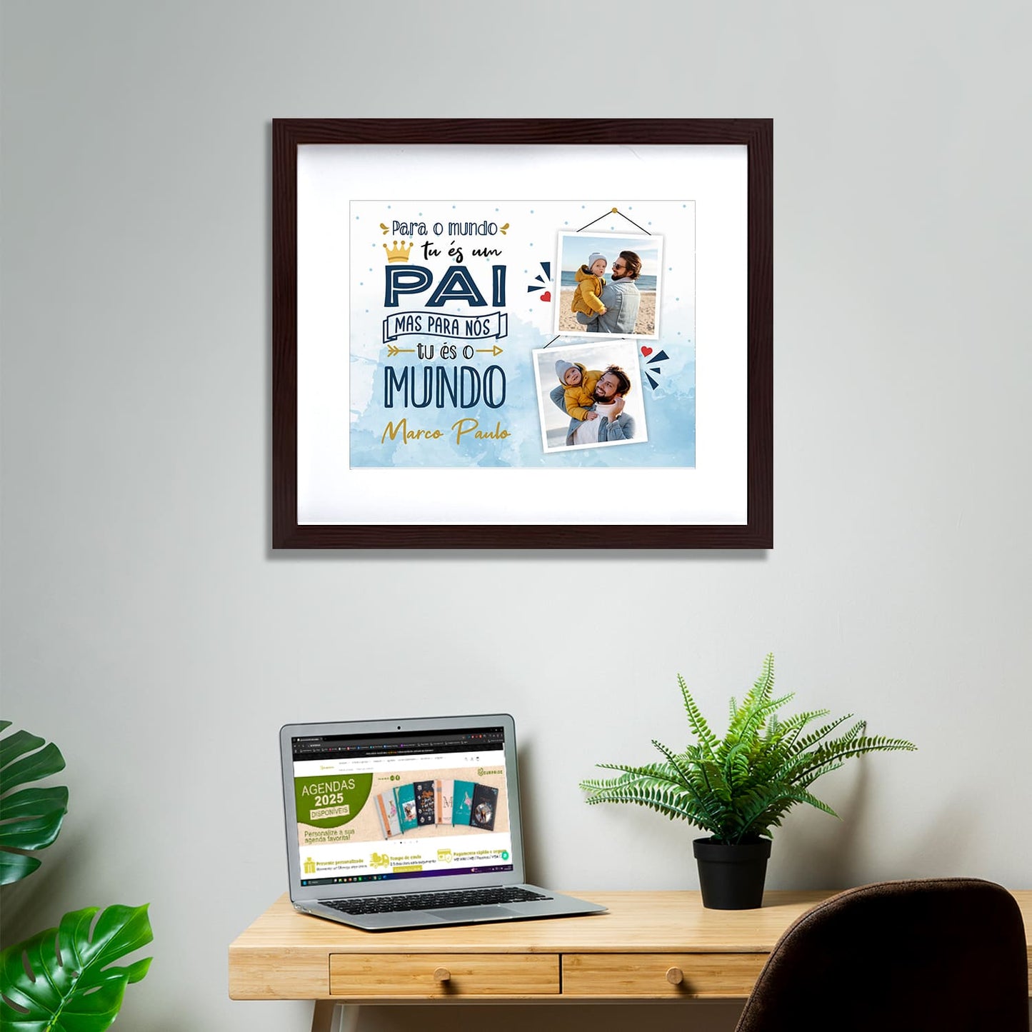 Quadro "Tu és o mundo"