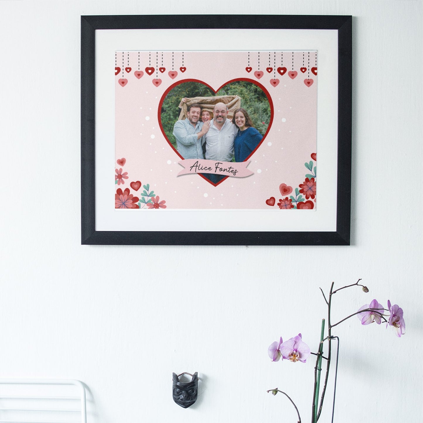 Quadro "Flores de Amor"