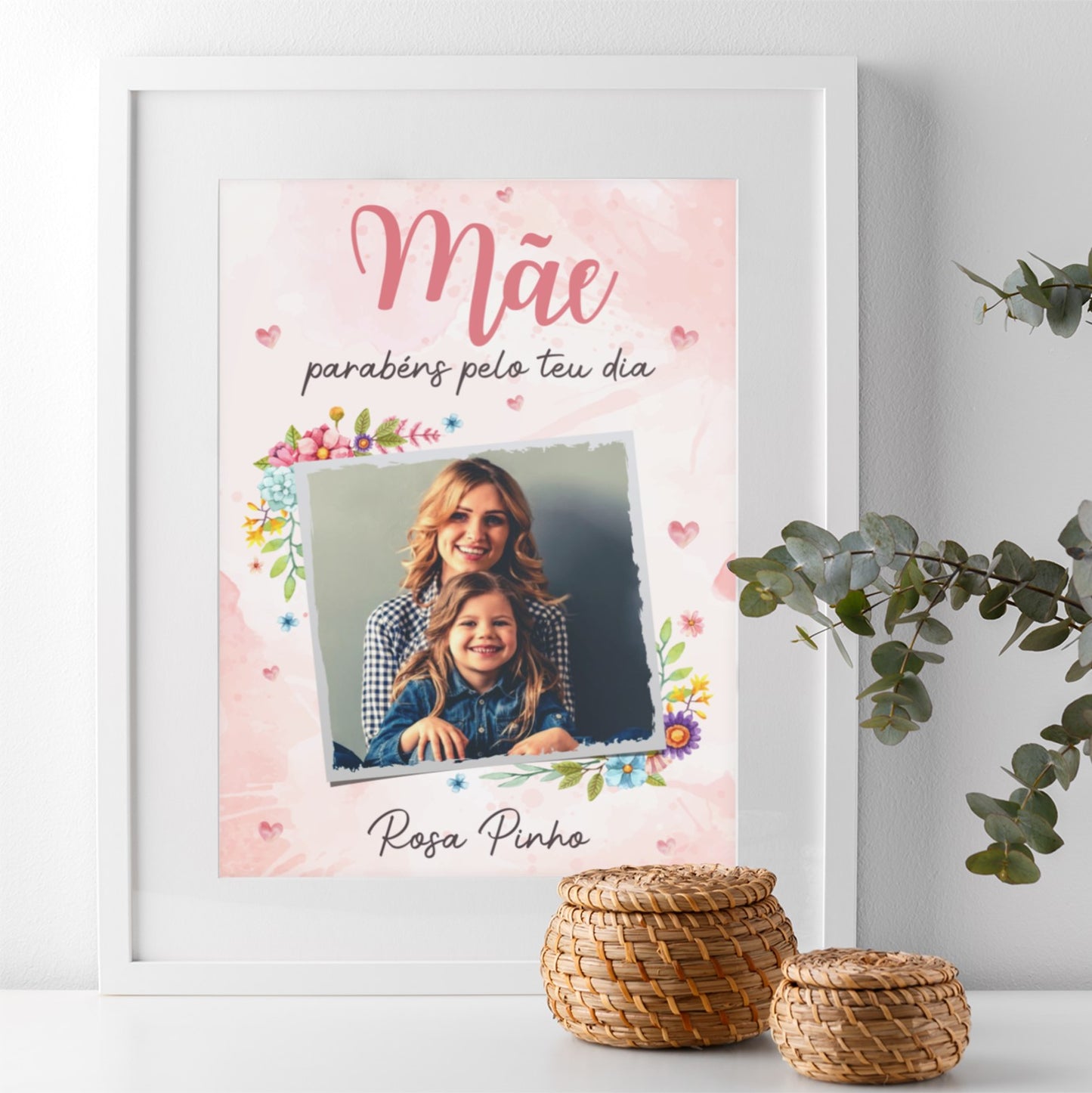 Quadro "Parabéns pelo teu dia"