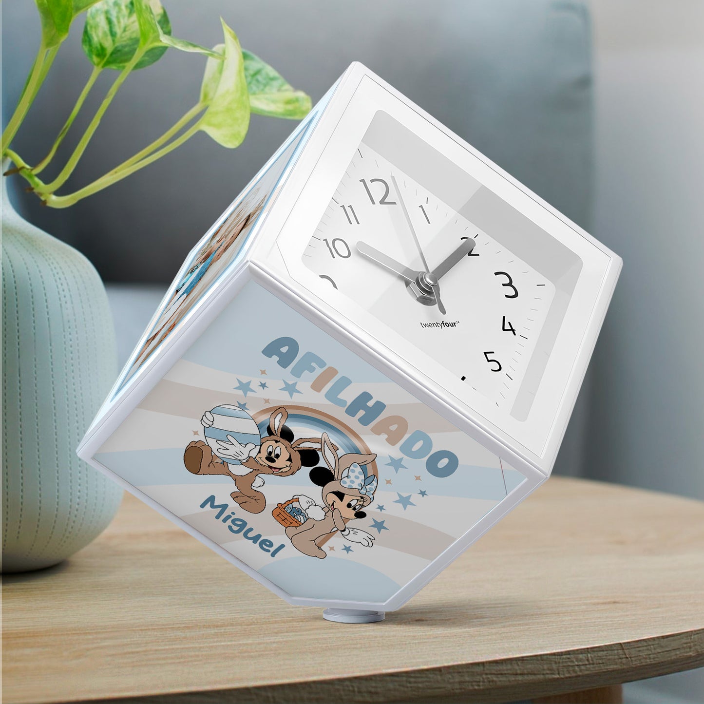 Relógio giratório "Páscoa Animada"