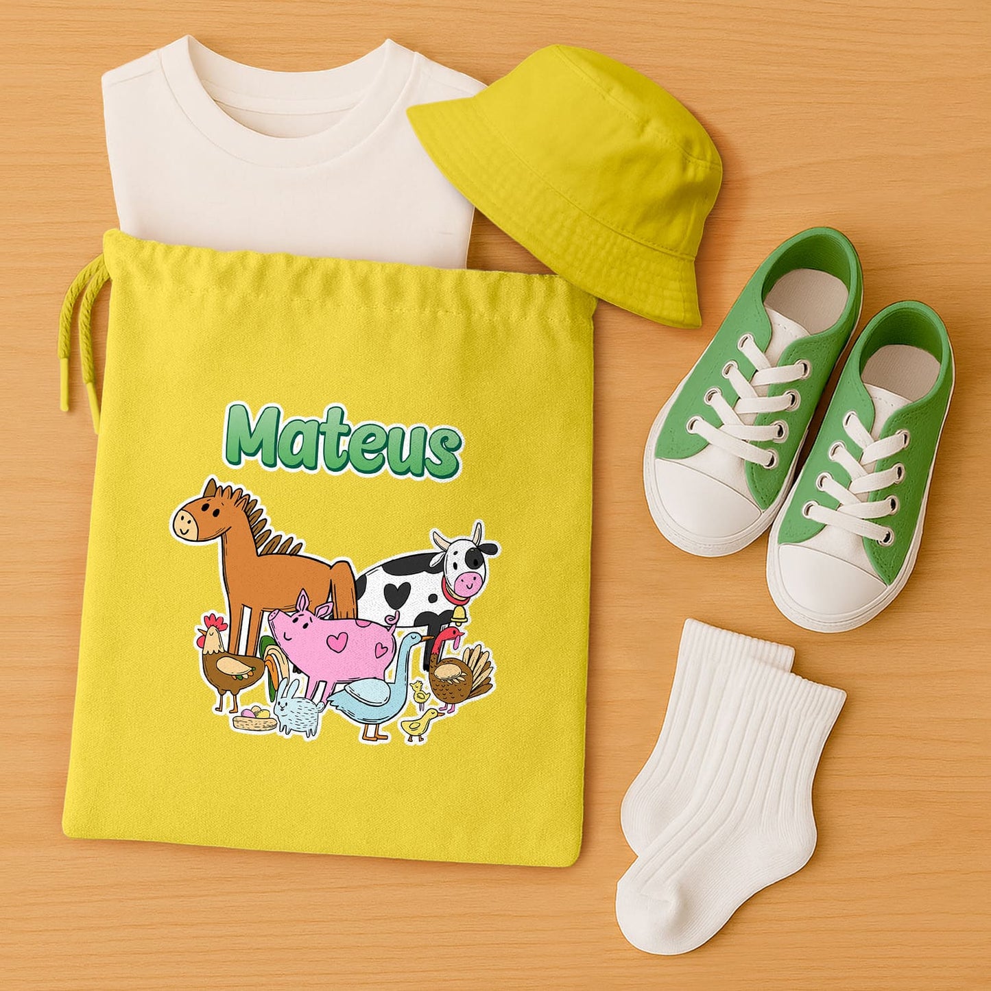 Saco Multiusos "Animais da Quinta"