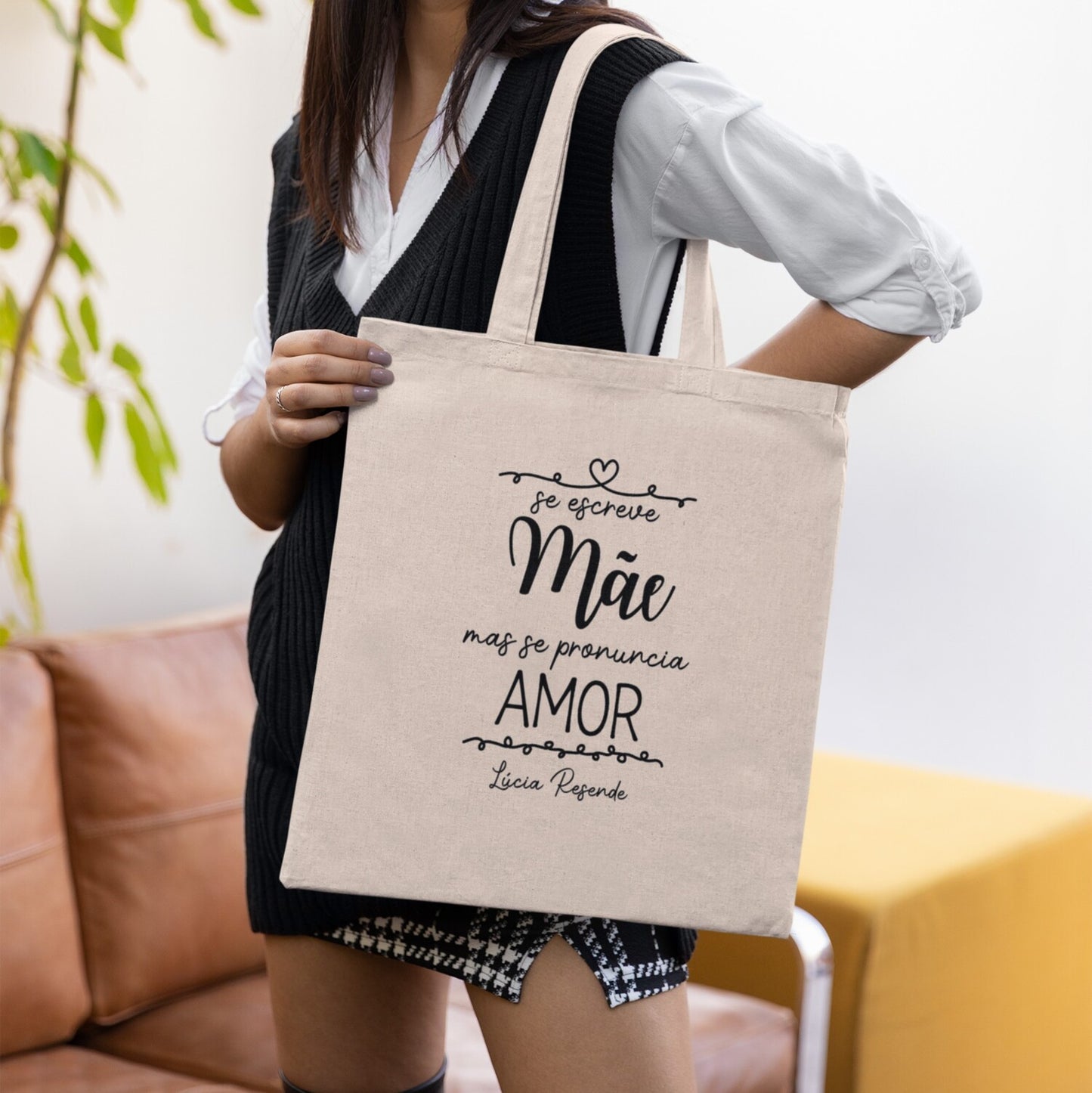 Saco de pano "Se pronuncia amor"