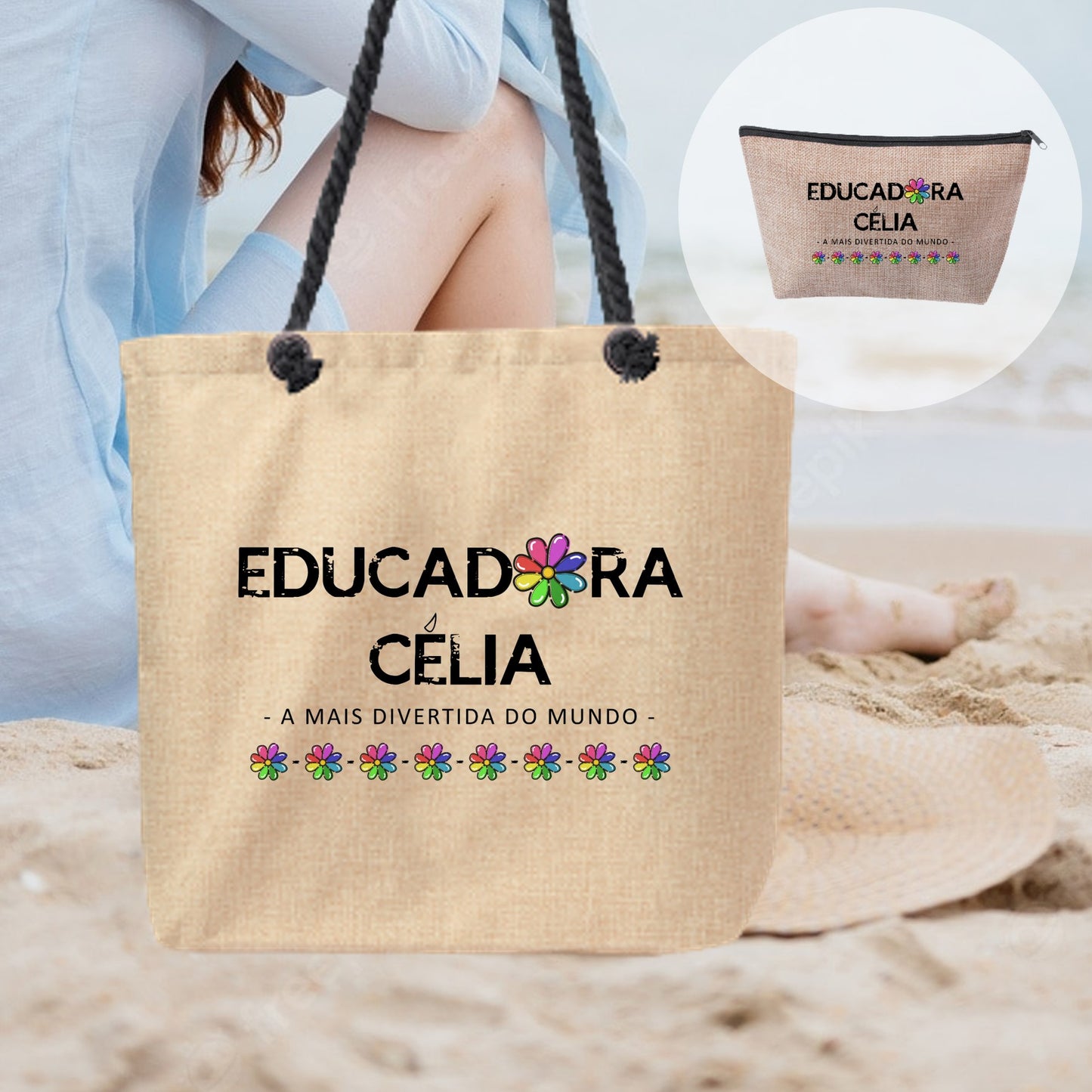 Saco e/ou Necessaire "Educação"