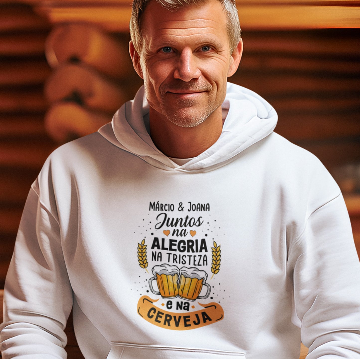 Sweatshirt "Juntos na Cerveja"