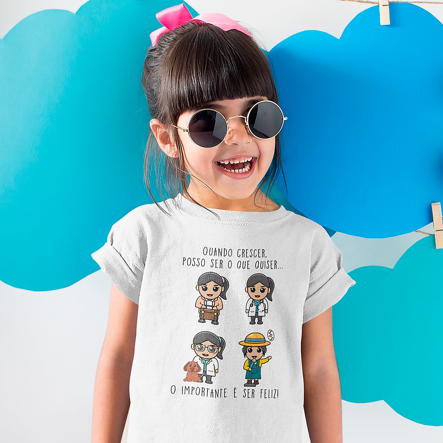 T-shirt "Quando crescer posso ser o que quiser"