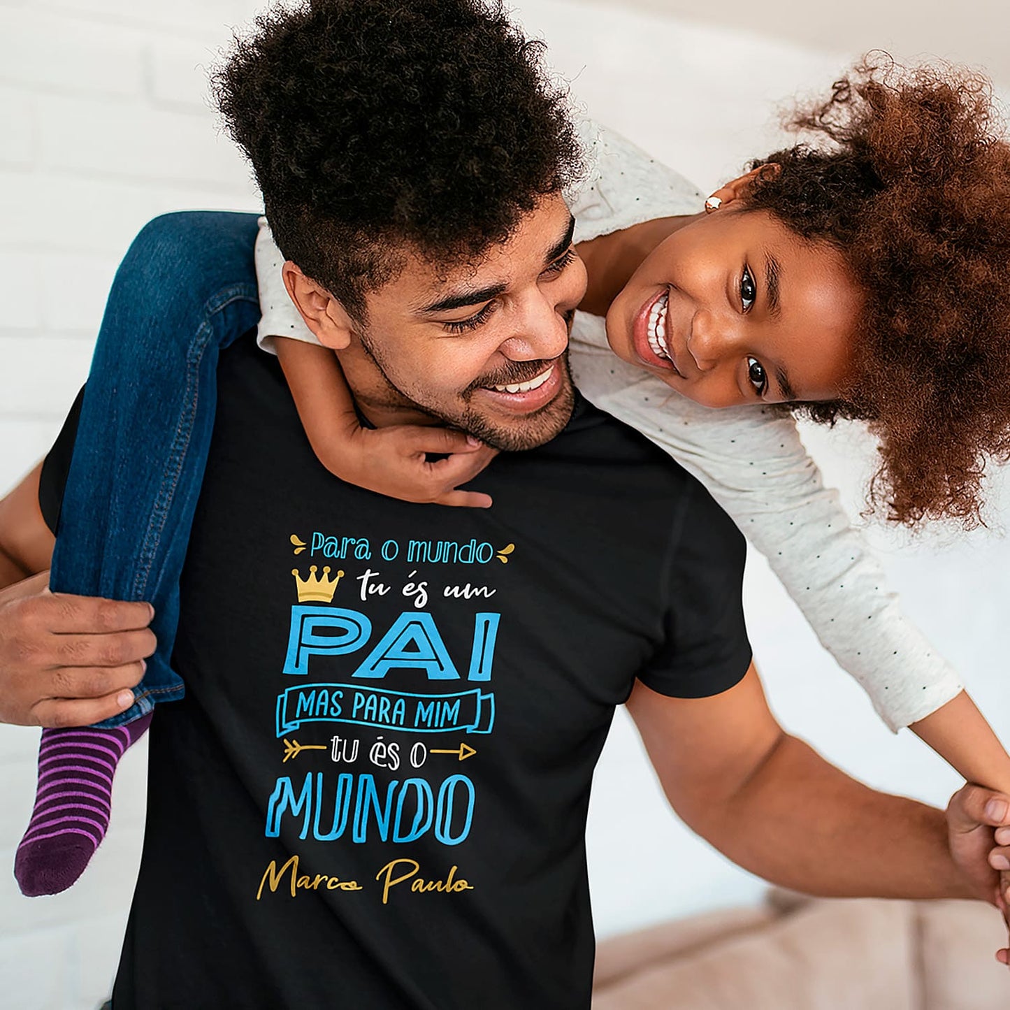 T-shirt e/ou Boné "Tu és o mundo"