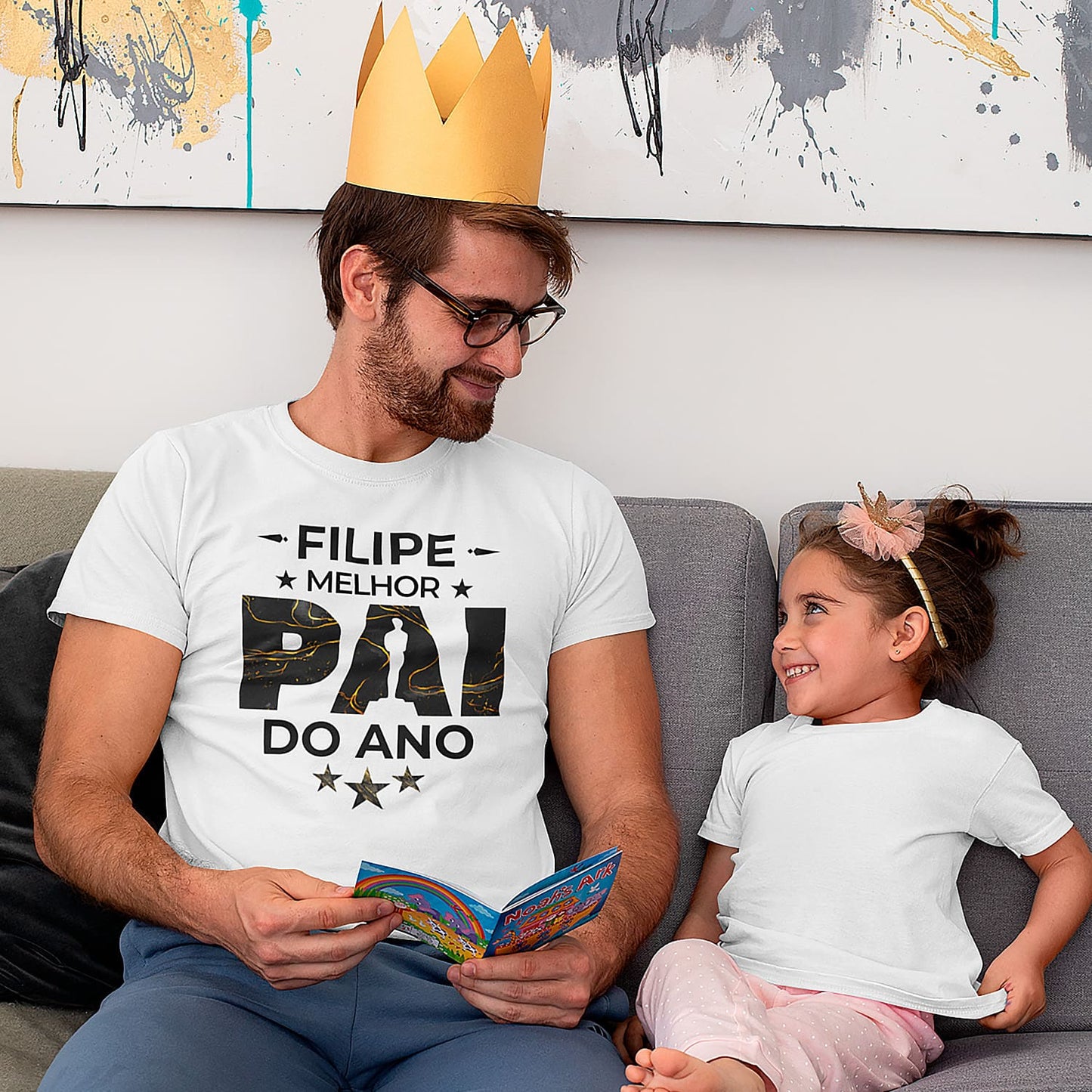 T-shirt e/ou Boné "Óscar: melhor pai do ano"