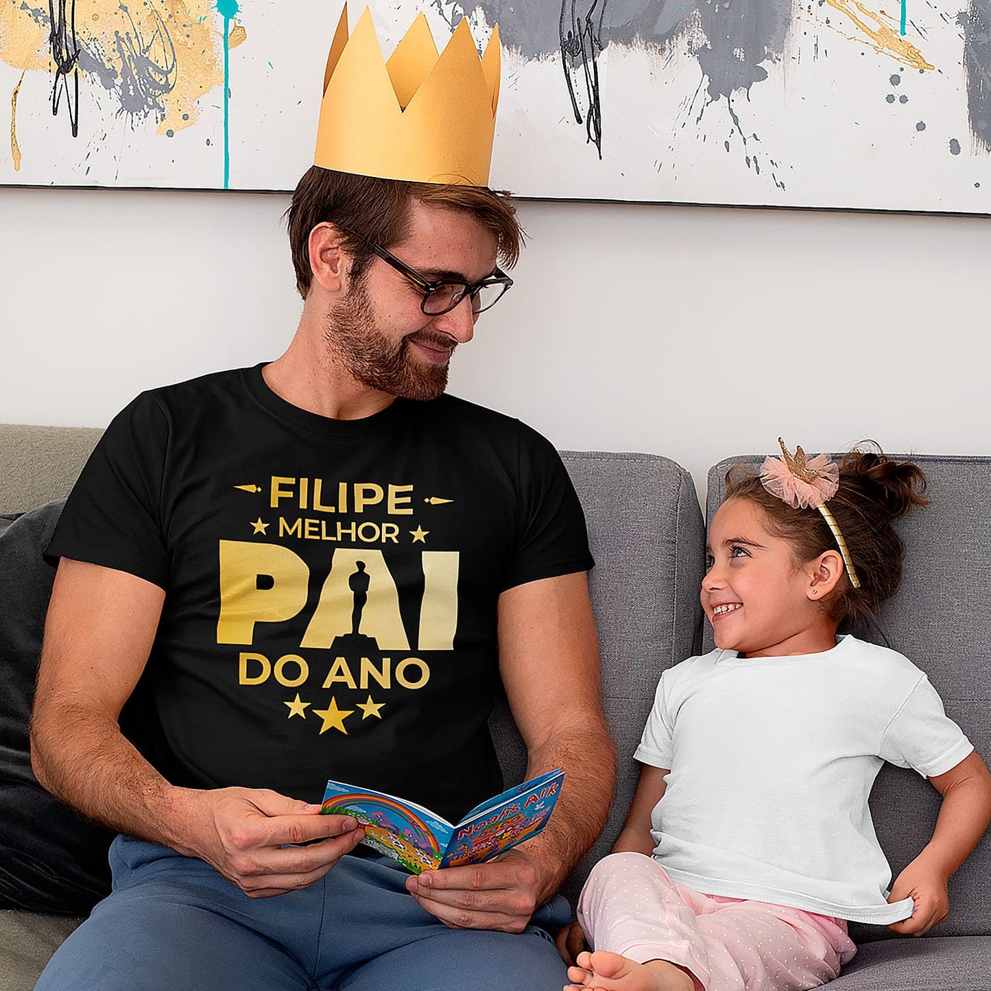 T-shirt e/ou Boné "Óscar: melhor pai do ano"
