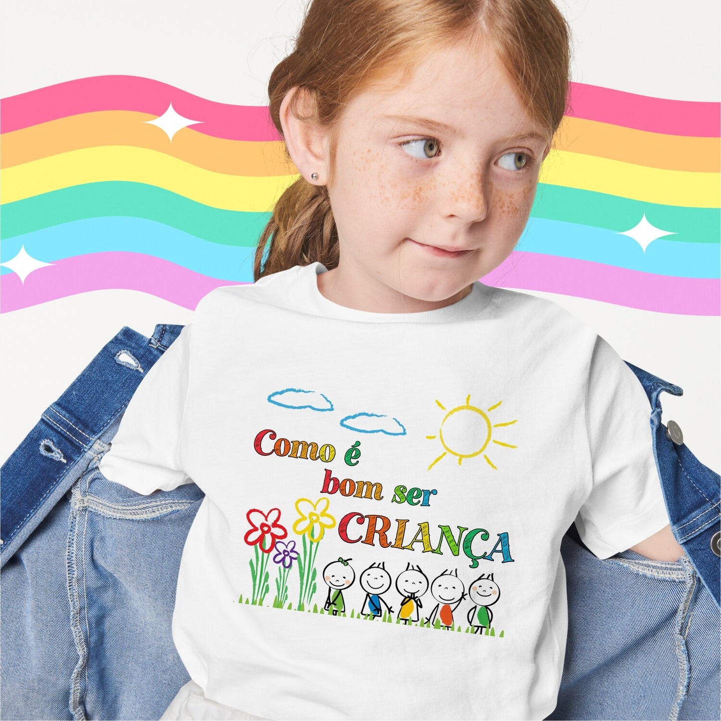 T-shirt "Como é bom ser criança"
